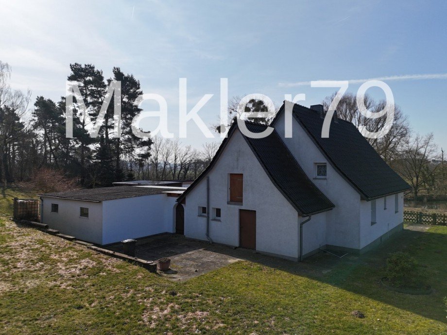 Ansicht hinten Einfamilienhaus Bahrdorf