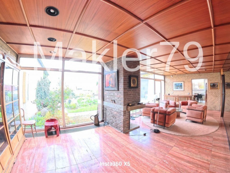 Lounge mit Kamin Einfamilienhaus Helmstedt