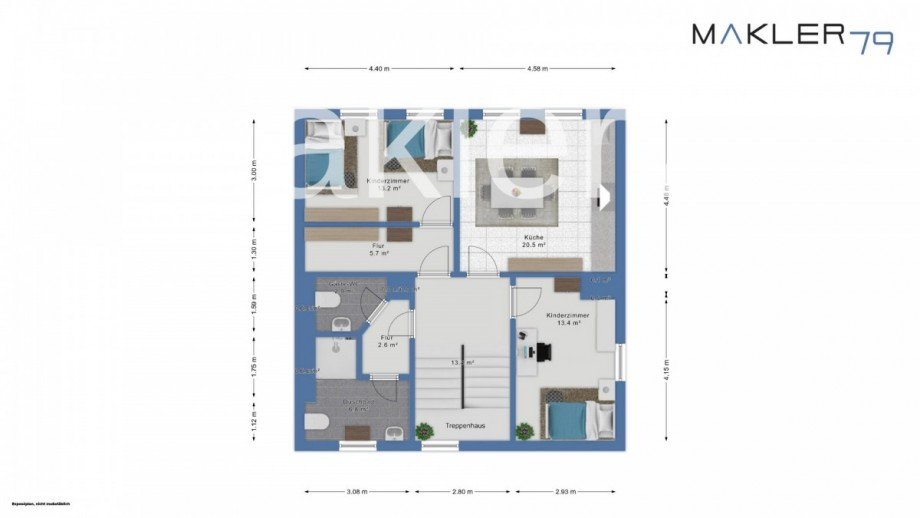 Obergeschoss Einfamilienhaus Frellstedt