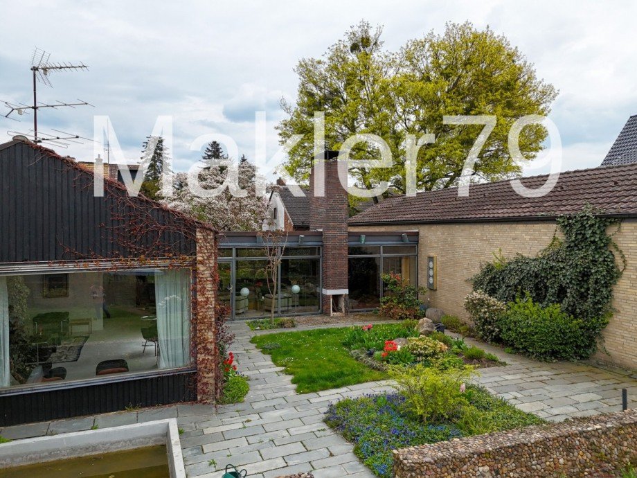 Blick in den Innenhof Einfamilienhaus Helmstedt