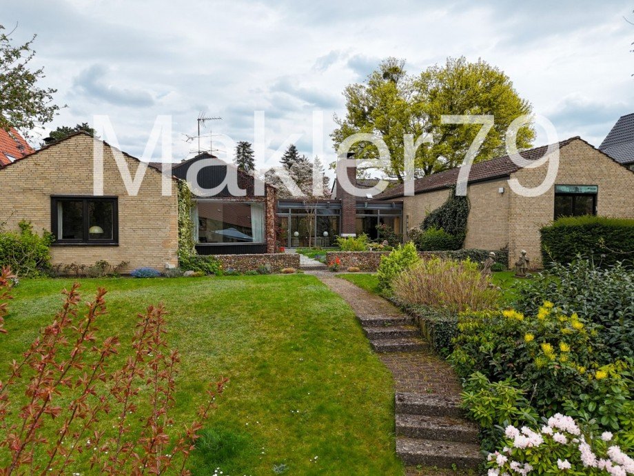 Ansicht aus dem Garten Einfamilienhaus Helmstedt