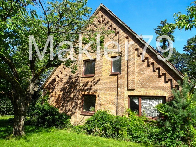 Giebelseite Buchhorst / St�tebr�ck Bauernhaus R�ckzugsort mit Geschichte - Forsthaus in Alleinlage mit gro�em Ausbau- und Gestaltungsspielraum