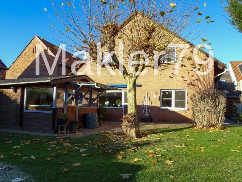 Ansicht aus dem Garten Einfamilienhaus Lahstedt / Adenstedt