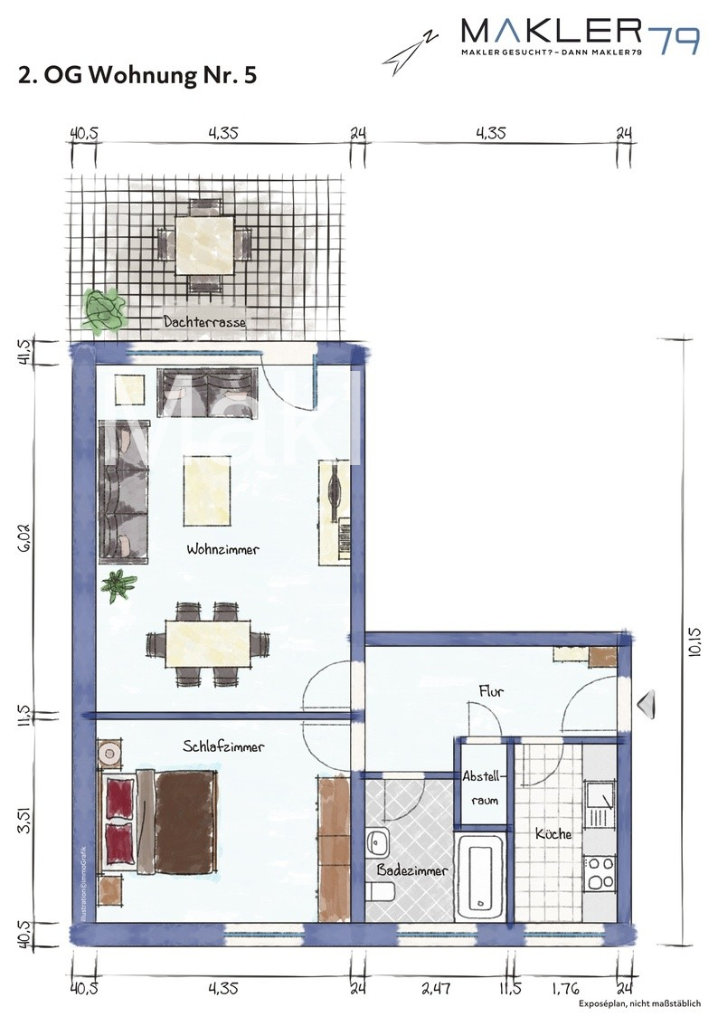 Grundriss Wohnung 5 Etagenwohnung Peine