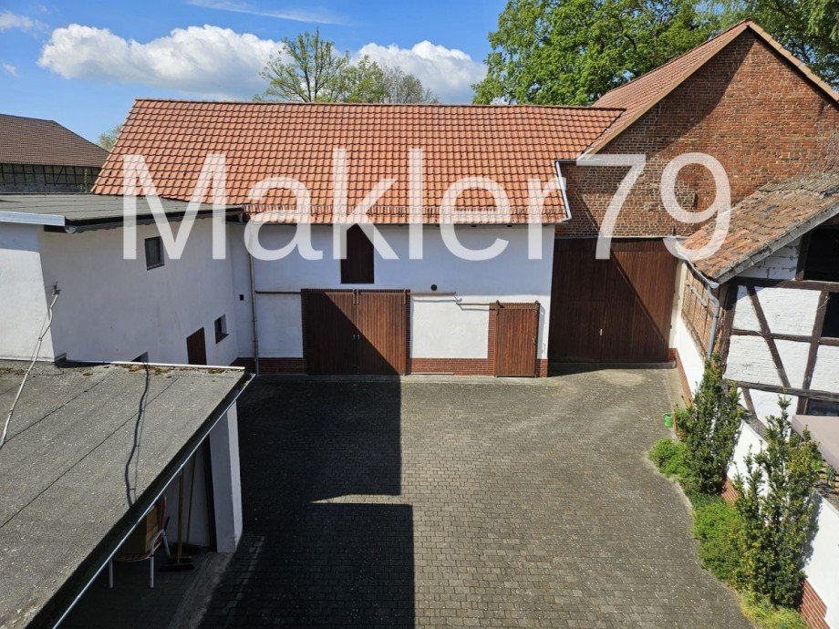 Hofansicht Nebengeb�ude Einfamilienhaus S�pplingen