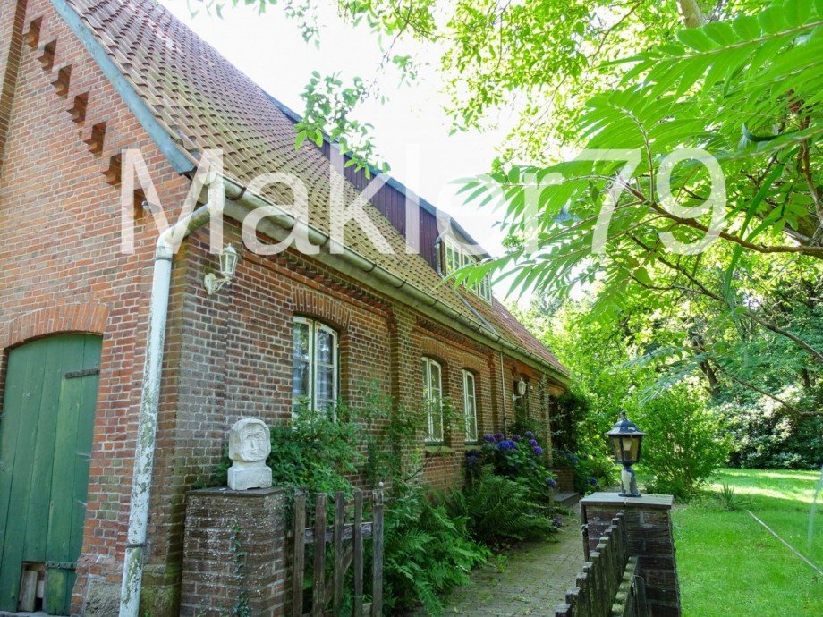 L�ngsseite Scheune Bauernhaus Buchhorst / St�tebr�ck